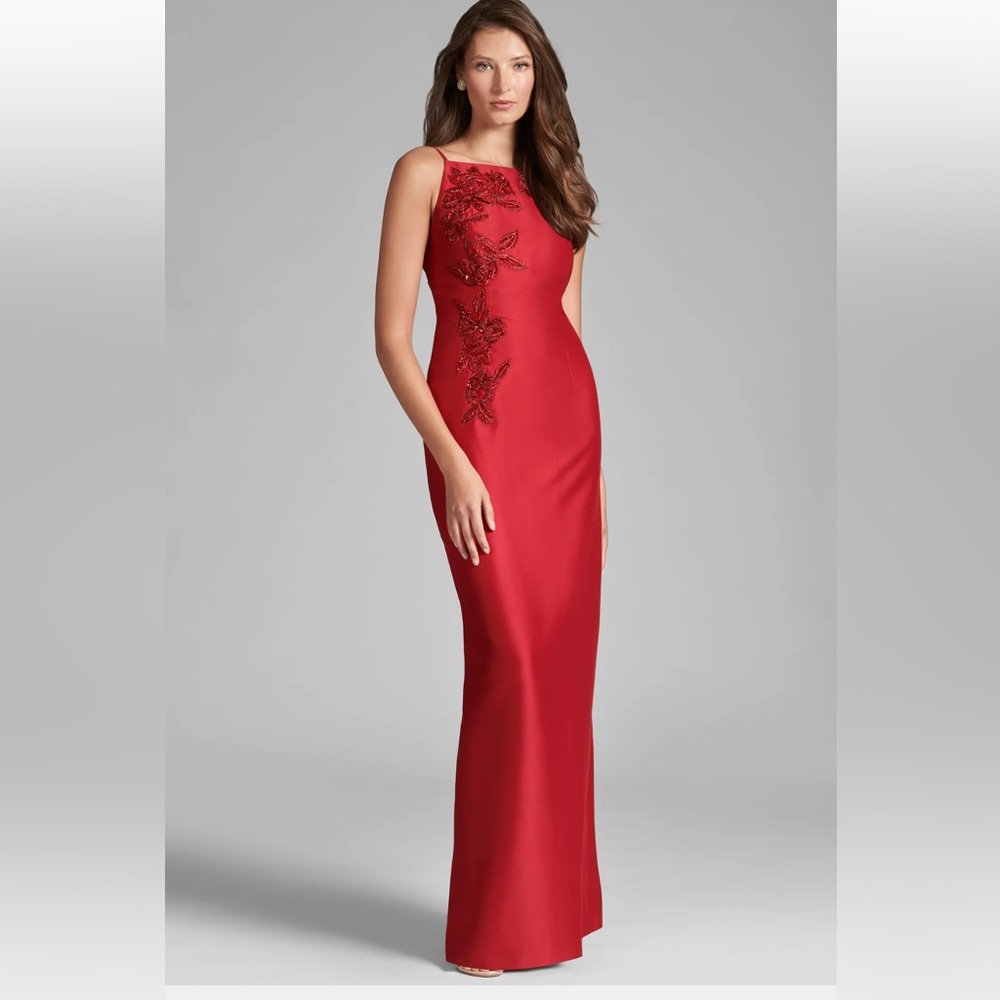 Sachin + Babi Embellished Pryce Gown - Holly Red